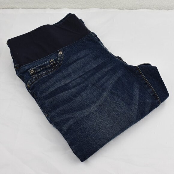 Levi's Baby Bump Skinny Jeans Size Small Color Blue Gently‎ Used Condition - Picture 1 of 6